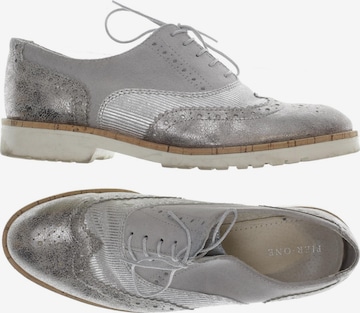 Pier One Halbschuh 39 in Grau: predná strana