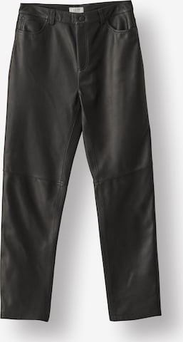 Slimfit Pantaloni 'Nia' di NORR in nero: frontale