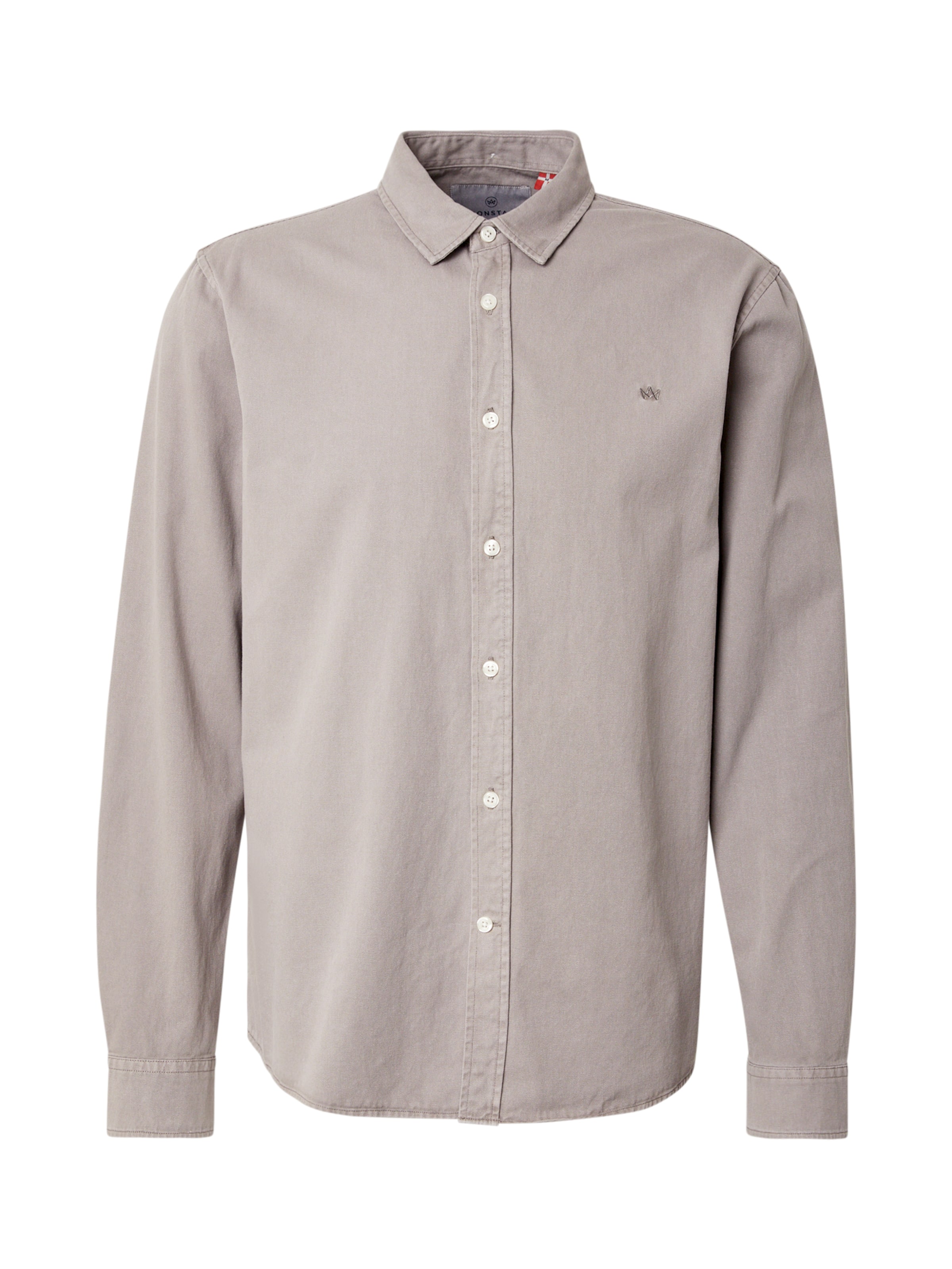 Regular fit Cămașă 'Eagle' de la Kronstadt pe gri: față