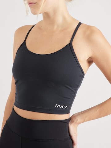 juoda RVCA Sportiniai marškinėliai be rankovių
