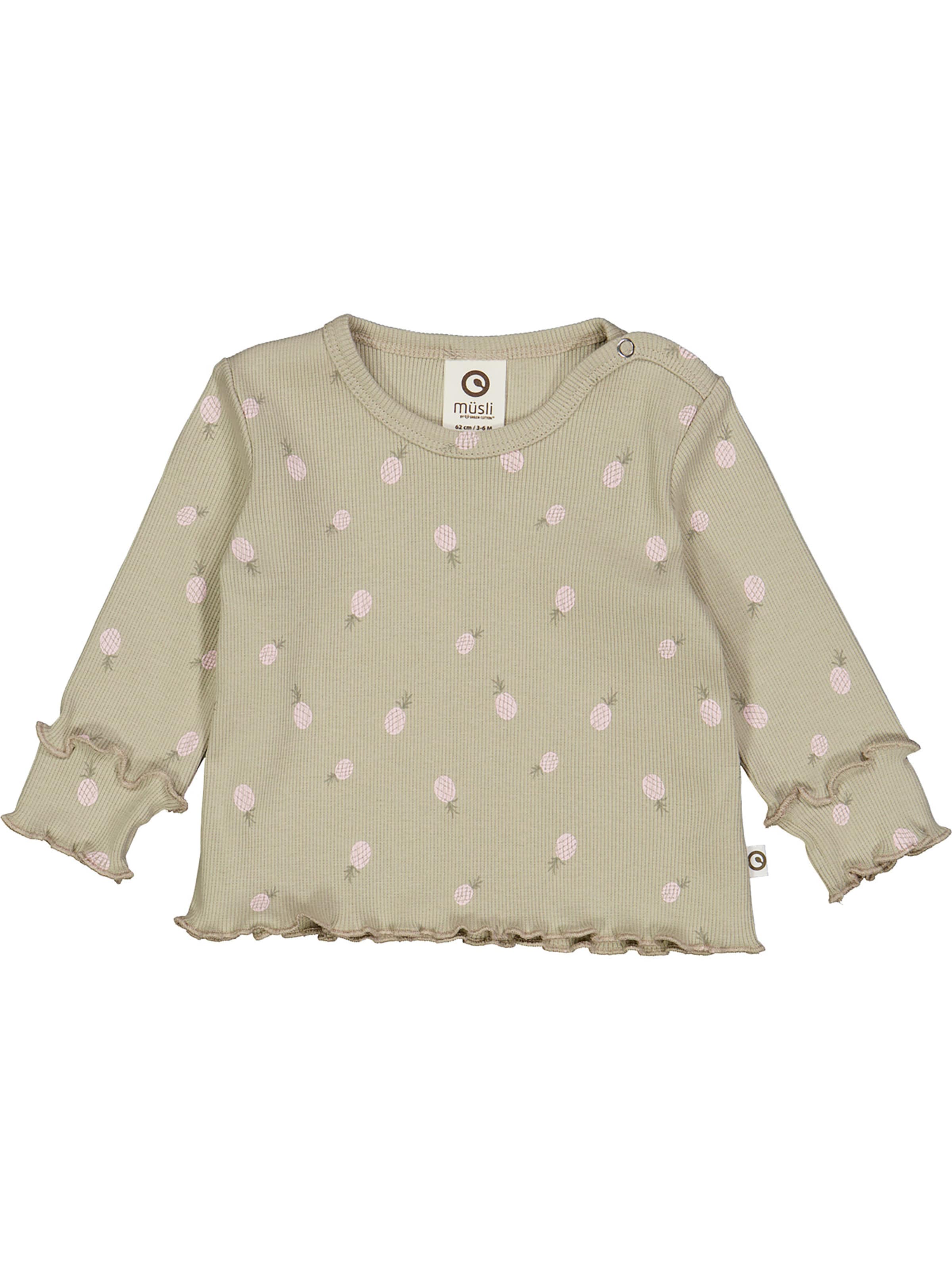 Müsli by GREEN COTTON - Camisola em verde: frente