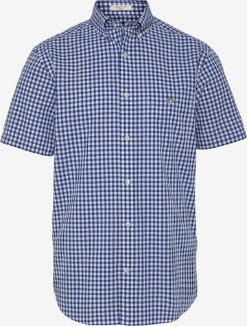 Coupe regular Chemise GANT en bleu : devant