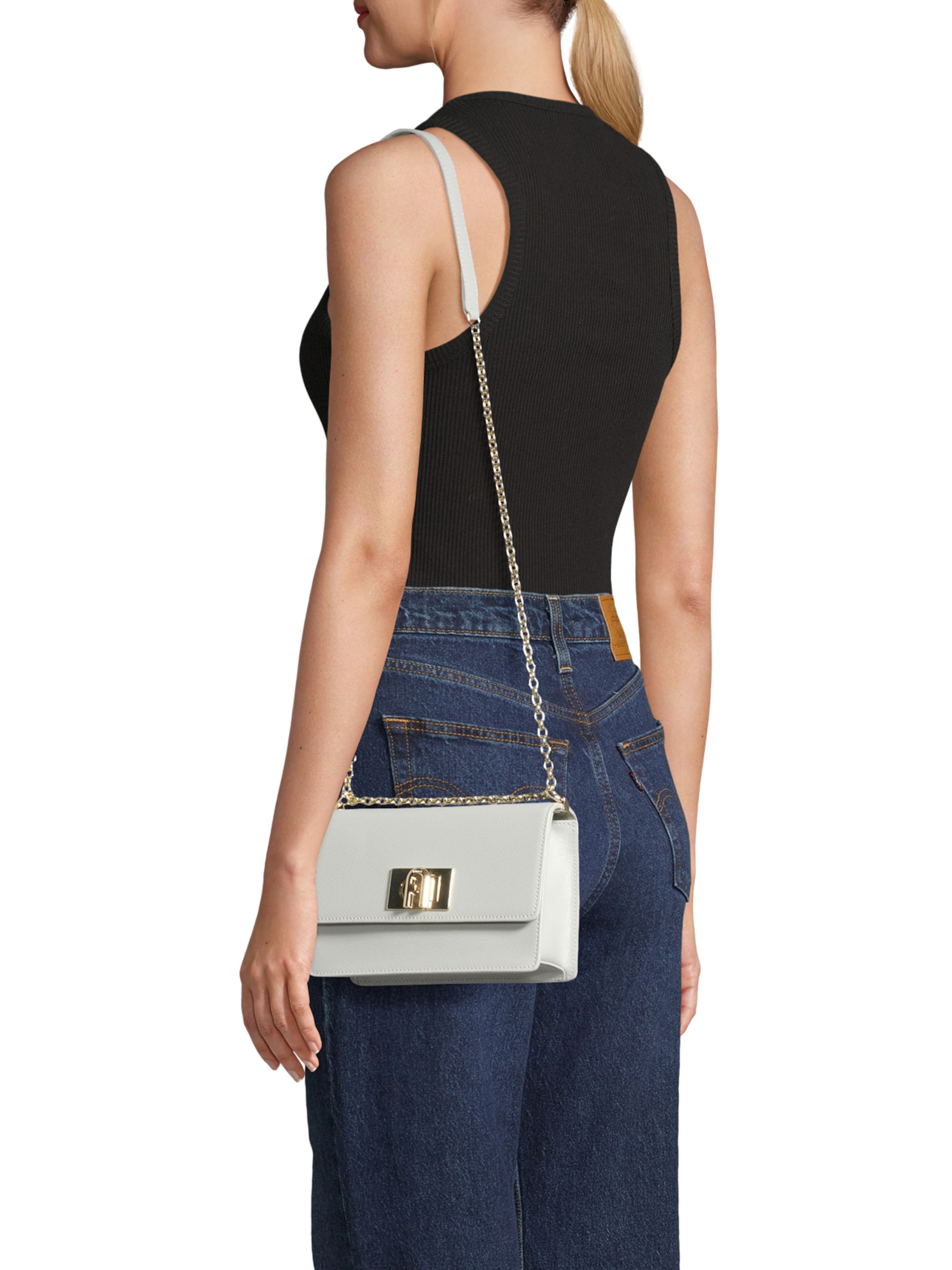 FURLA Crossbody Bag '1927 MINI' in Green: front