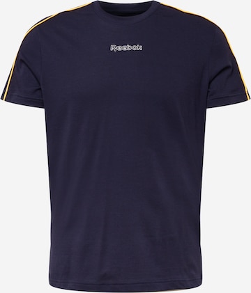 T-Shirt fonctionnel Reebok en bleu : devant