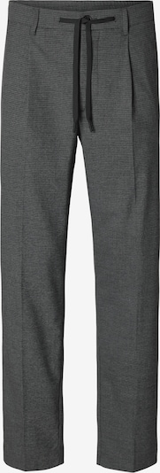 Kelnės su kantu 'SLHLeroy' iš SELECTED, spalva – tamsiai pilka / margai pilka, Prekių apžvalga