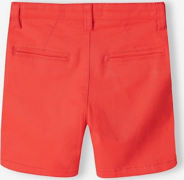 MINOTI Normální Kalhoty – červená
