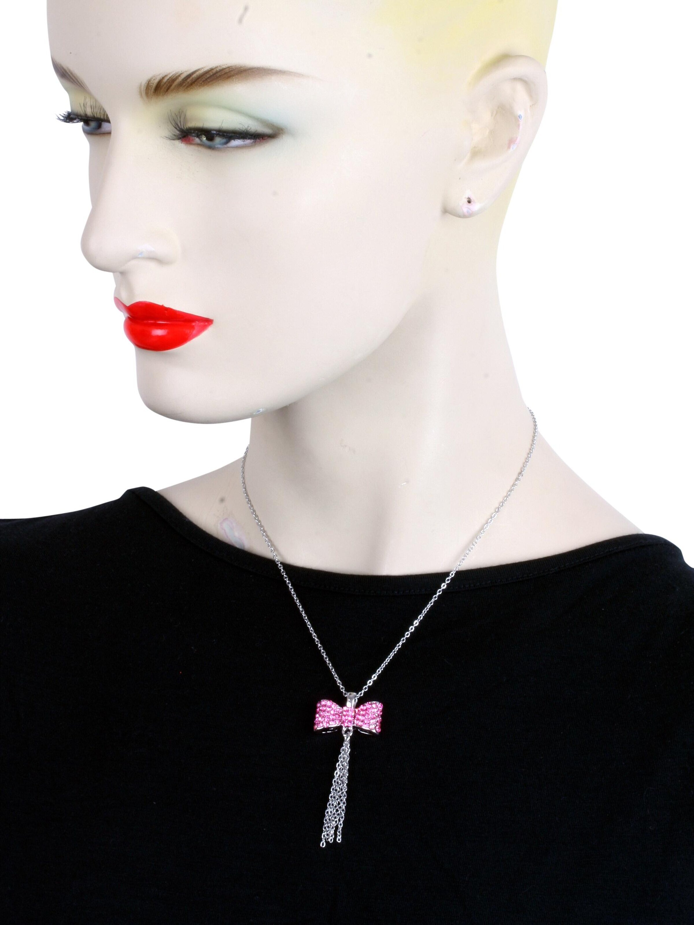 COLLEZIONE ALESSANDRO Necklace 'Steffi' in Pink