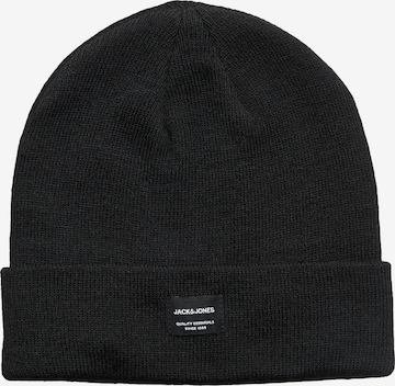 JACK & JONES Beanie 'DNA' in Black: front