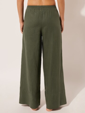 CALZEDONIA Wide leg Pants in Green
