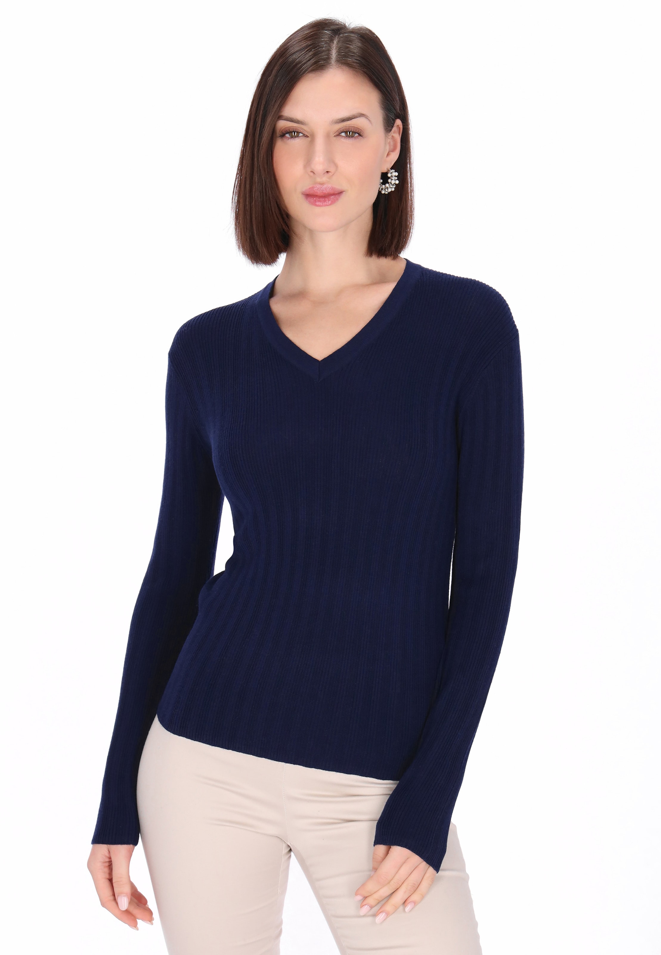 Pull-over Usha en bleu : devant