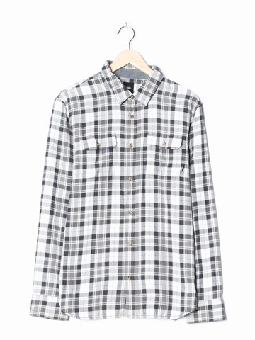 VANS Button Up Shirt in M-L in Grey: front