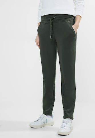 CECIL Slim fit Pants in Green