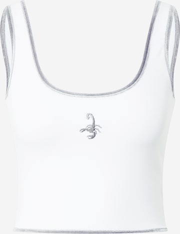 VIERVIER Top 'Abby' in White: front