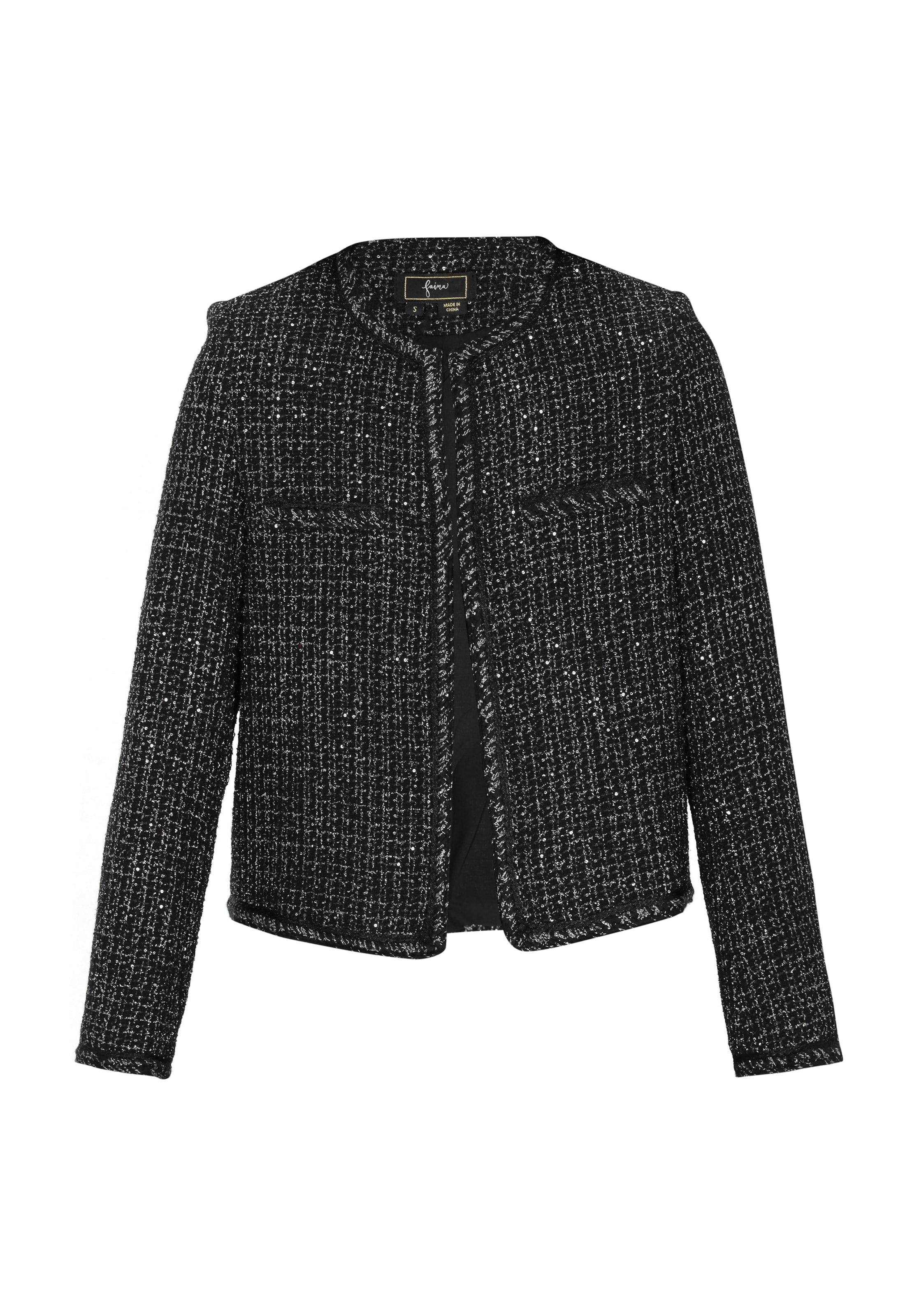 faina Tussenjas in Zwart: voorkant