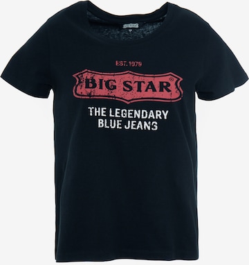 T-Shirt BIG STAR en noir : devant