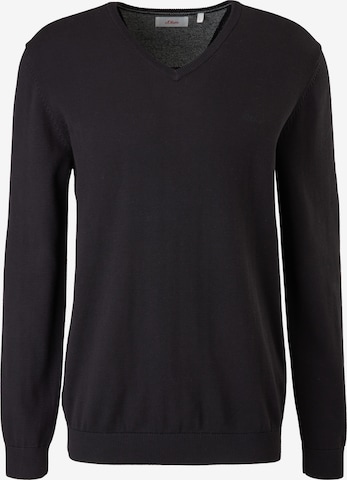Pull-over s.Oliver en noir : devant