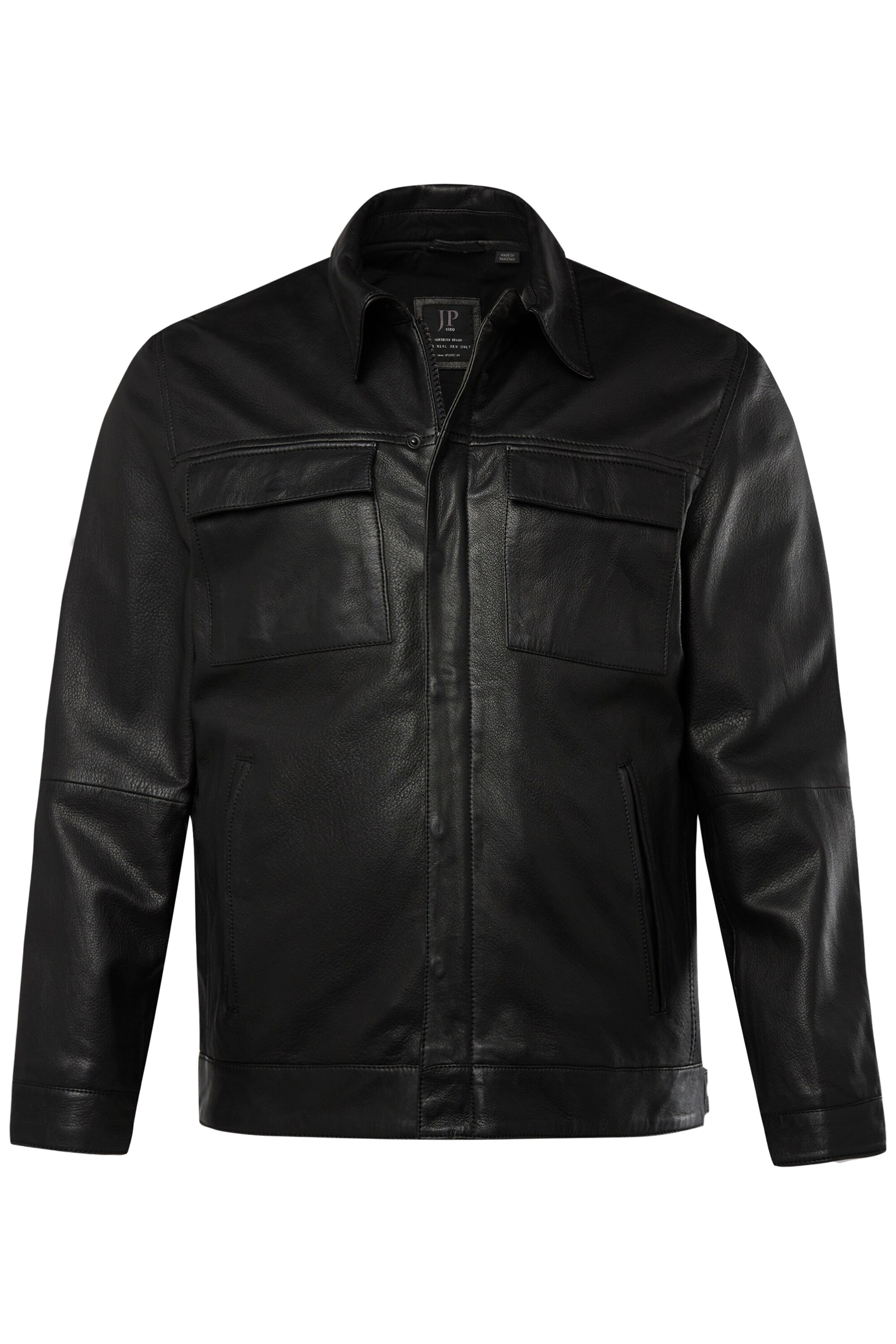 JP1880 Tussenjas in Zwart: voorkant