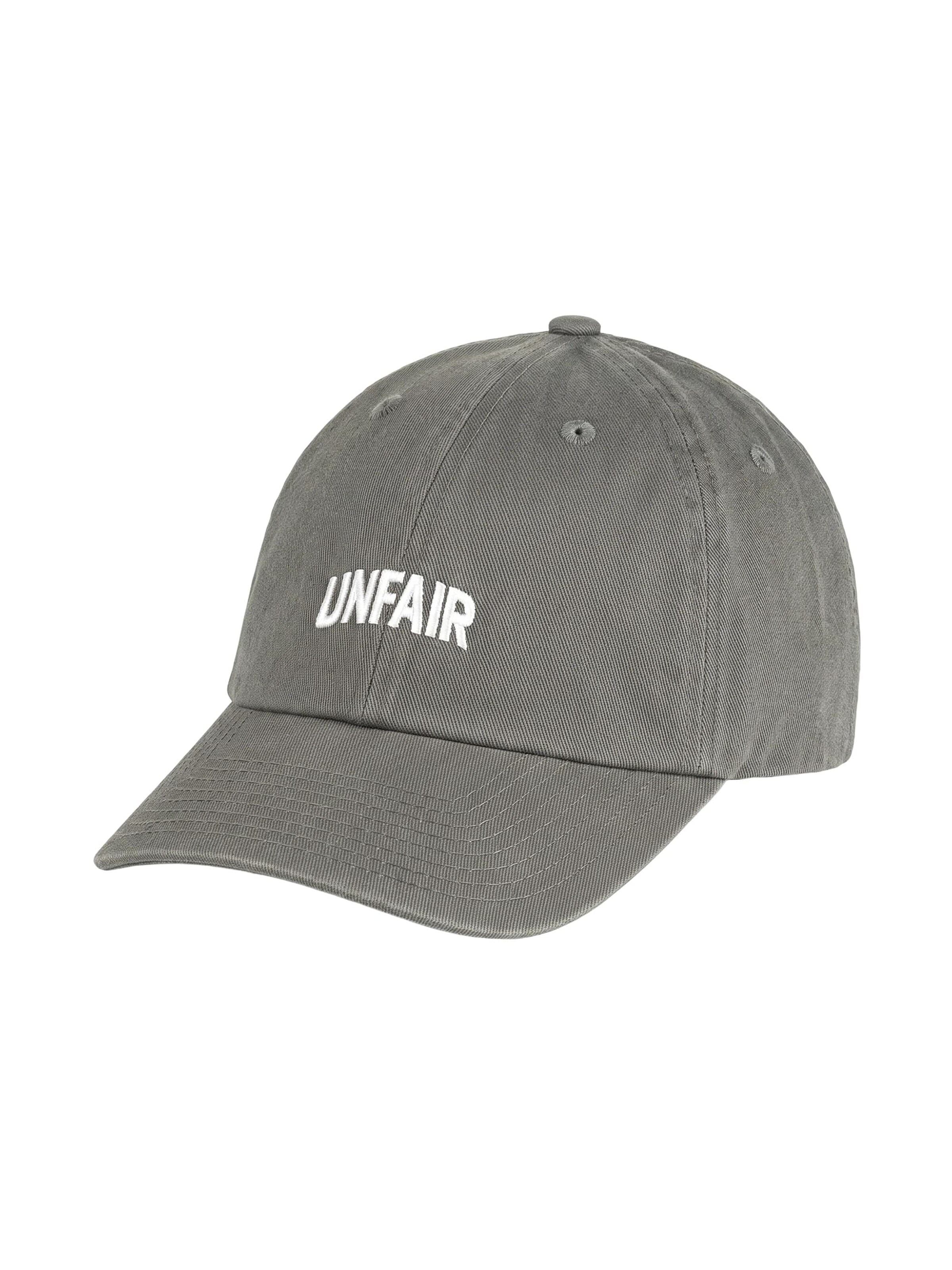 Unfair Athletics Cap in Grey: front