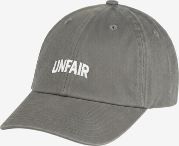Unfair Athletics Cap in Grey: front