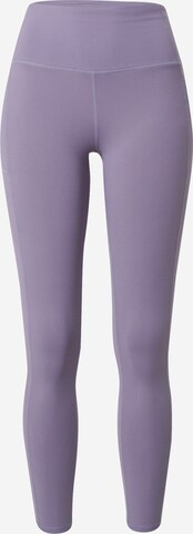 Pantalon de sport SKECHERS en violet : devant