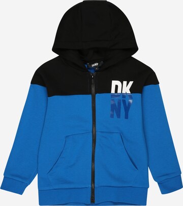 DKNY Sweatvest in Blauw: voorkant