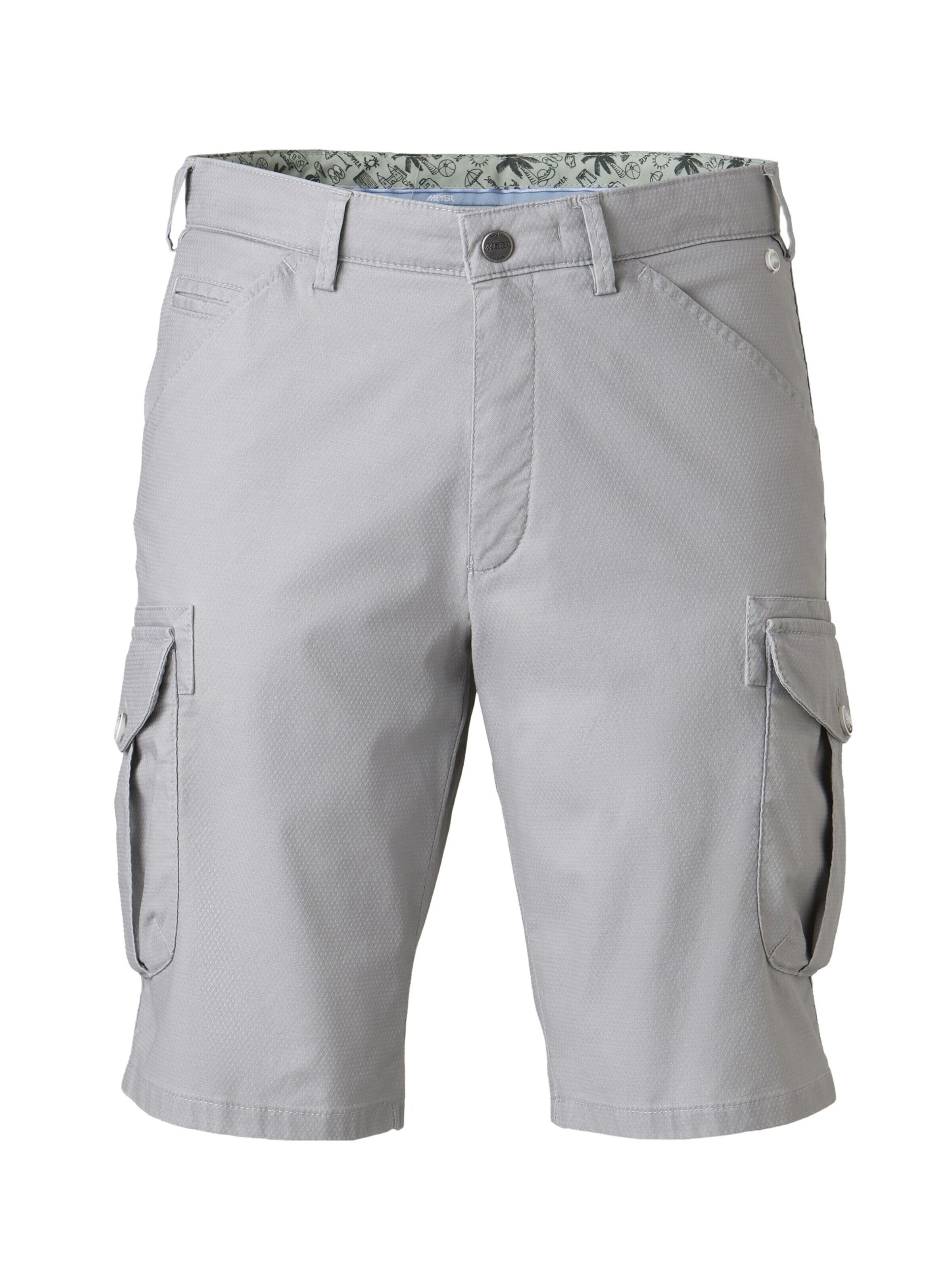 Regular Pantalon cargo 'B-Orlando' MEYER en gris : devant
