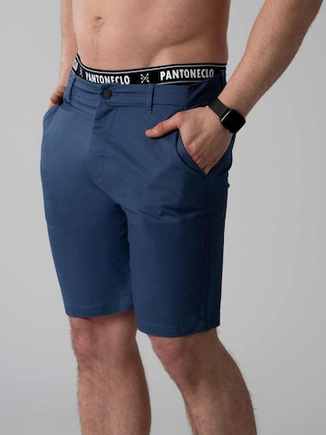 Coupe slim Pantalon chino 'Pantoneclo Men’s Chino Shorts' PANTONECLO en bleu