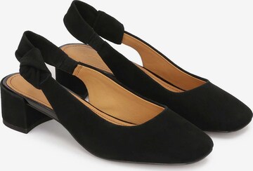 Kazar Slingback Pumps in Black