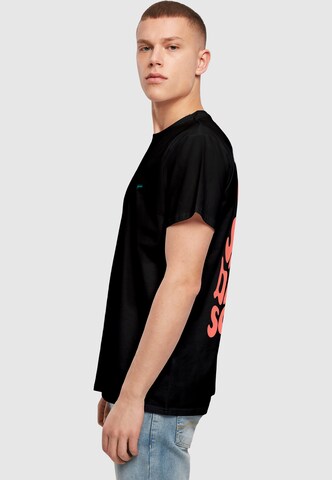 Merchcode Shirt 'Die Flippers - Wir Sagen Danke Schön' in Zwart