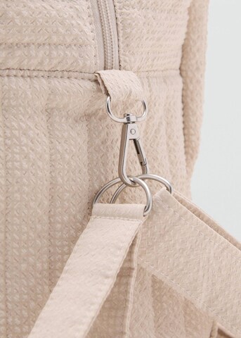 MANGO KIDS Diaper Bags 'Cuadrosb' in Beige
