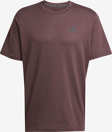 ADIDAS PERFORMANCE Функциональная футболка 'Train Essentials Feelready' в Коричневый: спереди
