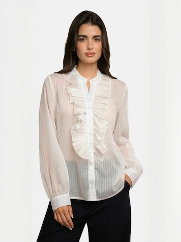Liberte Essentiel Shirt ' FILIPP ' in Wit: voorkant