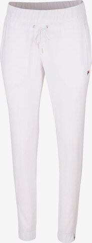 FILA Tapered Sports trousers 'Marina' in White: front