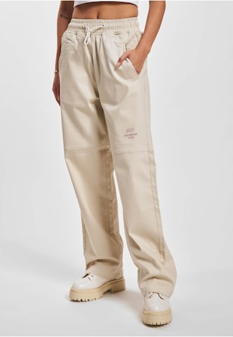 DEF Loosefit Hose in Beige: Vorderseite
