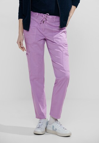 CECIL Regular Pants in Purple: front