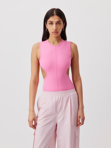 LeGer by Lena Gercke Shirt bodysuit 'Viviana' in Pink: front