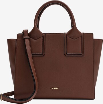 L.CREDI Handbag 'Maike' in Brown: front