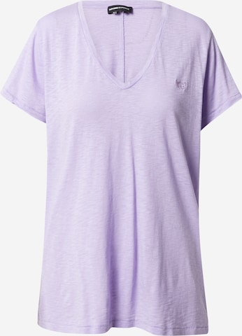 Superdry T-shirt i lila: framsida