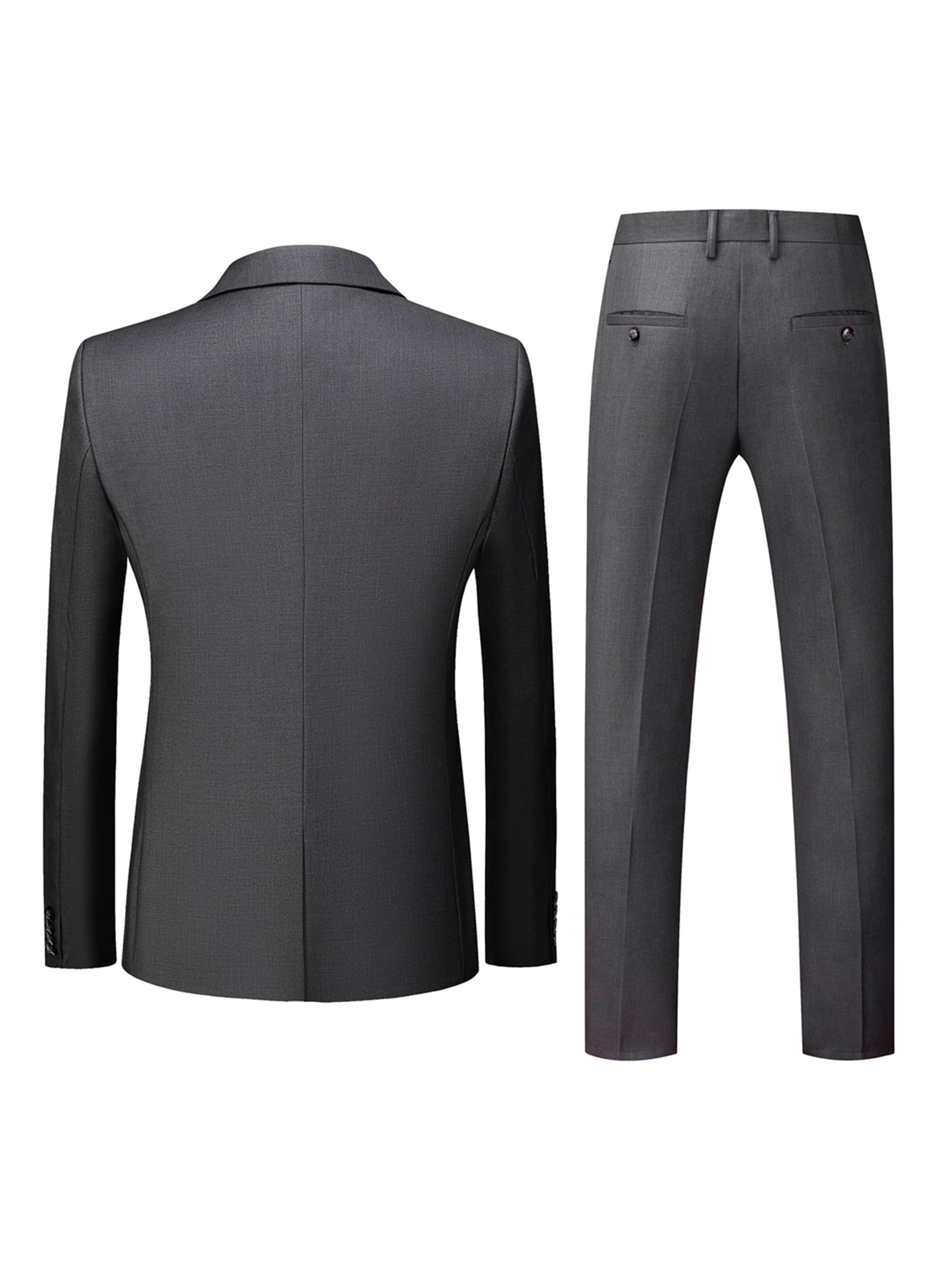 YOUTHUP Slim fit Suit 'Versio' in Grey