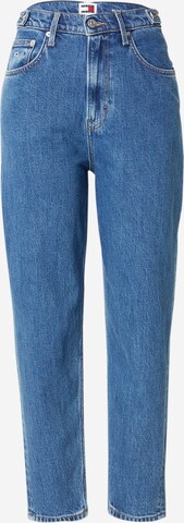 Tommy Jeans Tapered Jeans 'Mom Ultra High' in Blue: front