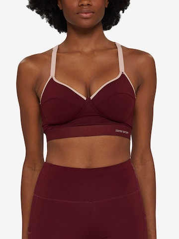 Bustier Soutien-gorge de sport ESPRIT en rouge