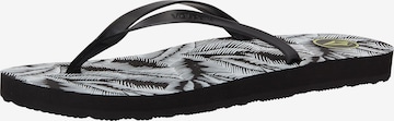 Volcom T-Bar Sandals 'Color Me Spring' in Black: front