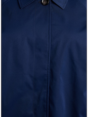 Zizzi Between-seasons coat 'Palma' in Blue