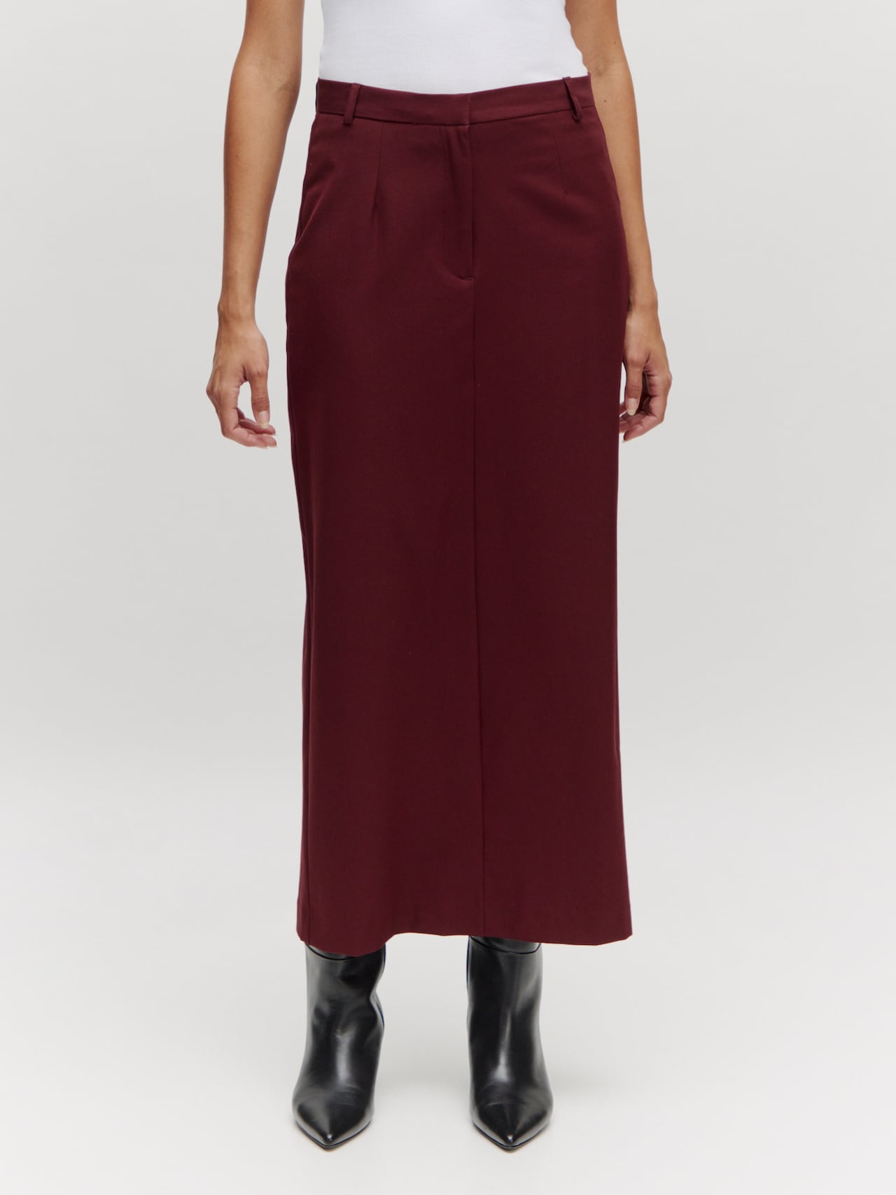 EDITED Jupe 'Kyrene' bourgogne