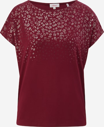 s.Oliver Shirt in Rood: voorkant