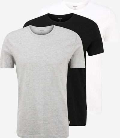 BURTON MENSWEAR LONDON Undertrøje i grå-meleret / sort / hvid, Produktvisning