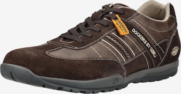 Sneaker bassa di Dockers by Gerli in marrone: frontale