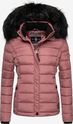 NAVAHOO Winter Jacket 'Miamor' in Pink: front