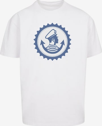 F4NT4STIC Shirt 'Knut und Jan Hamburg' in Wit: voorkant