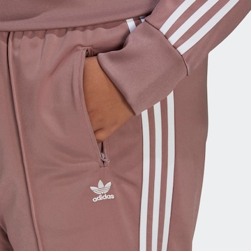 Loosefit Pantalon 'Adicolor Classics Firebird Primeblue ' ADIDAS ORIGINALS en marron